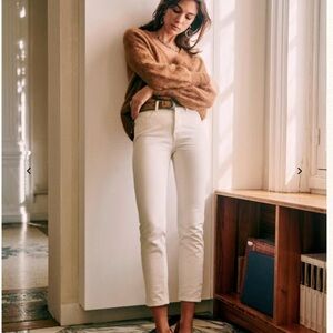 Sezane Brut Sexy Ecru Jeans